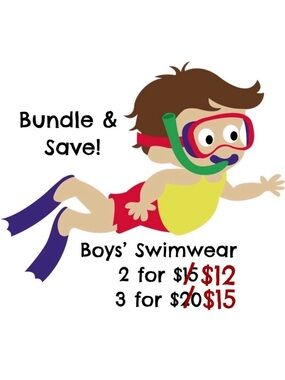 NEW SALE! Bundle & Save on Boys’ Swimwear!